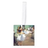 エドガー・デガス – 最高傑作選択 キューブオーナメント (正面)