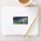 エドガー・デガス – 競馬 – トレーニング ラベル (インサイチュ)