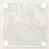 エドガー·デガス|踊りクラス， c.1873-76 ガラスコースター (裏面)