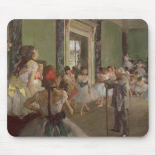 エドガー·デガス 踊りクラス, c.1873-76 マウスパッド