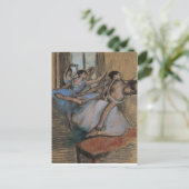 エドガー・デガス |踊りクラスII ポストカード (スタンド正面)