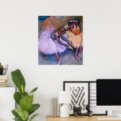 エドガー・デガス – 2人のダンサー1898バレエ・パステルダンス ポスター (ホームオフィス)