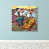 エドガー・デガロシアのス・ダンサー キャンバスプリント (インサイチュ (ウッドフロア))