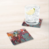 エドガー・デガ騎手と馬 スクエアペーパーコースター (インサイチュ)