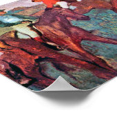 エドガー・デガ騎手と馬 ポスター (角)