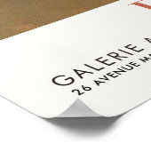 エドガー・デガ2人のダンサーステージ・アート・バレエプリント ポスター (角)