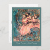 エドガー・デガ3人の赤い衣装のダンサーCC0389 ポストカード (正面/裏面)
