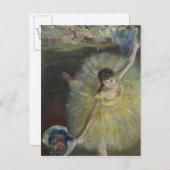 エドガー・デガ |アラベスクの終わり， 1877 ポストカード (正面/裏面)