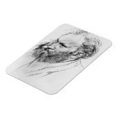 エドガー・デガ |エドゥアール・マネポートレート マグネット (左側)