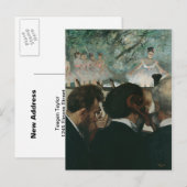 エドガー・デガ | オーケストラミュージシャン | 新しいアドレス 案内ポストカード (正面/裏面)