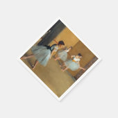 エドガー・デガ・ザ・ダンス・フライヤーのオペラ スタンダードカクテルナプキン (角)