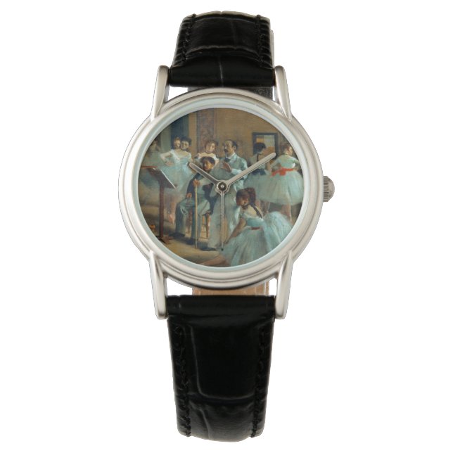 エドガー・デガ・ザ・ダンス・フライヤーのオペラ 腕時計 (正面)