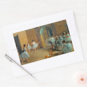 エドガー・デガ・ザ・ダンス・フライヤーのオペラ 長方形シール (封筒)