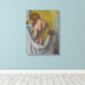 エドガー・デガ |タオルを持つ女性 キャンバスプリント (インサイチュ (ウッドフロア))