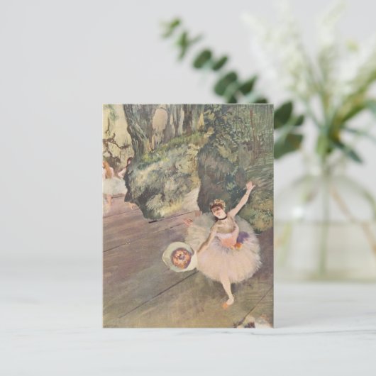 エドガー・デガ | ダンサーが弓を引く | 新しいアドレス 案内ポストカード (スタンド正面)