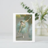 エドガー・デガ |ダンサー（緑） ポストカード (スタンド正面)