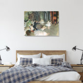 エドガー・デガ |バレエのリハーサルステージ キャンバスプリント (インサイチュ (寝室))