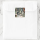 エドガー・デガ |バレエのリハーサルステージ スクエアシール (バッグ)