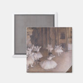 エドガー・デガ |バレエのリハーサルステージ, 1874 マグネット (正面/裏面)