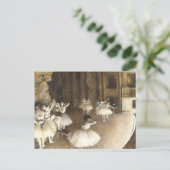 エドガー・デガ | バレエリハーサル | 新しいアドレス 案内ポストカード (スタンド正面)