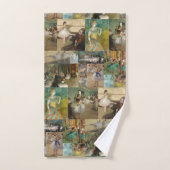 エドガー・デガ・バレエ・ダンサーの絵画とスケッチ バスタオルセット (ハンドタオル)