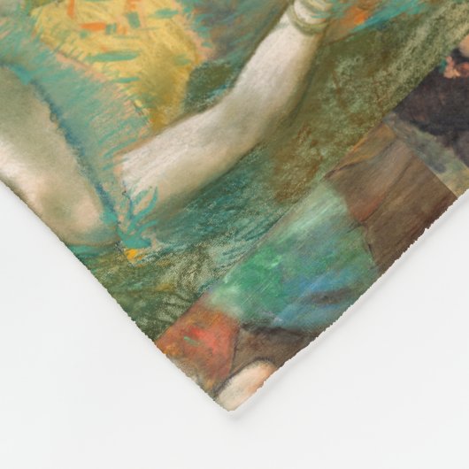 エドガー・デガ・バレエ・ダンサーの絵画とスケッチ フリースブランケット (角)