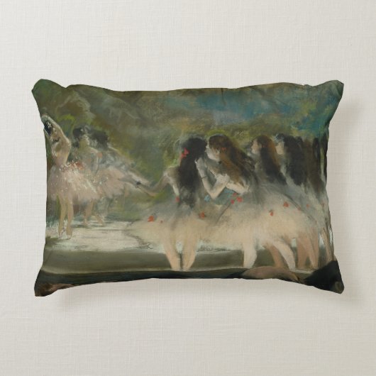 エドガー・デガ – パリ・オペラでのバレエ アクセントクッション (正面)