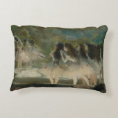 エドガー・デガ – パリ・オペラでのバレエ アクセントクッション (裏面)