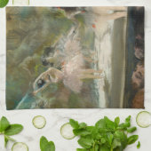 エドガー・デガ – パリ・オペラでのバレエ キッチンタオル (折り畳み)