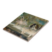 エドガー・デガ – パリ・オペラでのバレエ タイル (側面)