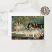 エドガー・デガ – パリ・オペラでのバレエ ノートカード (正面/裏面インサイチュ)