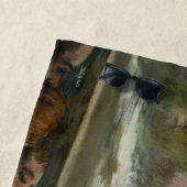 エドガー・デガ – パリ・オペラでのバレエ ビーチタオル (インサイチュ)