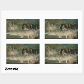 エドガー・デガ – パリ・オペラでのバレエ 長方形シール (シート)