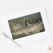 エドガー・デガ – パリ・オペラでのバレエ 長方形シール (封筒)