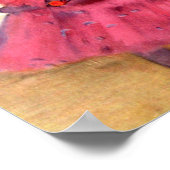 エドガー・デガ・ピンクダンサー ポスター (角)