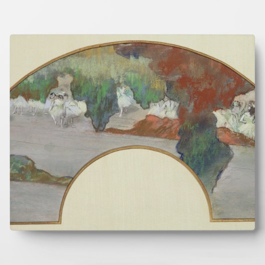 エドガー・デガ |ファン、c.1879 フォトプラーク (正面)