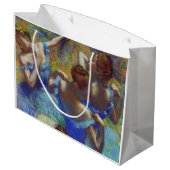 エドガー・デガ・ブルーのダンサー ラージペーパーバッグ (裏面アングル)