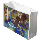 エドガー・デガ・ブルーのダンサー ラージペーパーバッグ (正面アングル)