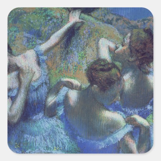 エドガー・デガ |ブルーダンサー, c.1899 スクエアシール (正面)