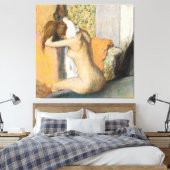 エドガー・デガ |入浴後に首を乾かす女性 キャンバスプリント (インサイチュ (寝室))