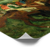 エドガー・デガ 出発前の紳士の競走 ポスター (角)