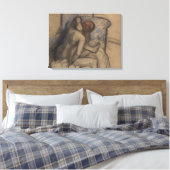 エドガー・デガ |女性が髪を乾かす キャンバスプリント (インサイチュ (寝室))