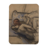 エドガー・デガ |女性が髪を乾かす マグネット (縦)