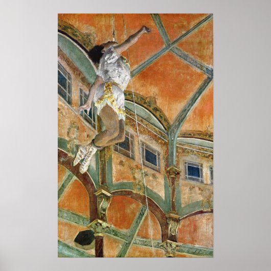 エドガー・デガ 恋しく思| La la at the Cirque Fernando ポスター (正面)