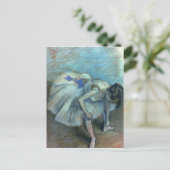 エドガー・デガ |着席ダンサー, c.1881-83 ポストカード (スタンド正面)