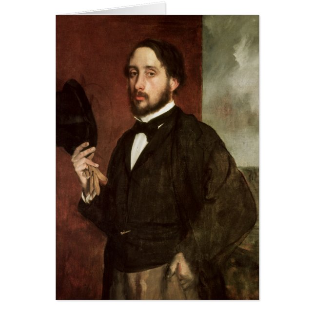 エドガー・デガ |自己ポートレート， c.1862 (正面)