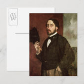 エドガー・デガ |自己ポートレート, c.1862 ポストカード (正面/裏面)