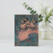 エドガー・デガ |赤いコスチューム ポストカード (スタンド正面)