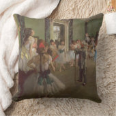エドガー・デガ |踊りクラス， c.1873-76 クッション (ブランケット)