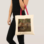 エドガー・デガ |踊りクラス, c.1873-76 トートバッグ (正面(商品))